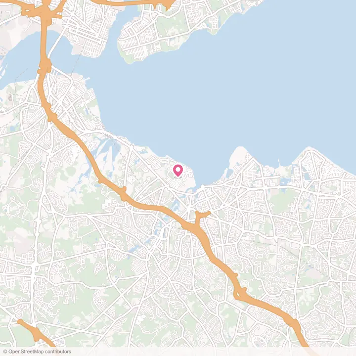Map of the flower delivery area in Cliffwood Beach, New Jersey