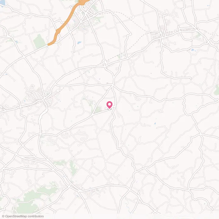 Map of the flower delivery area in New Jerusalem, Pennsylvania