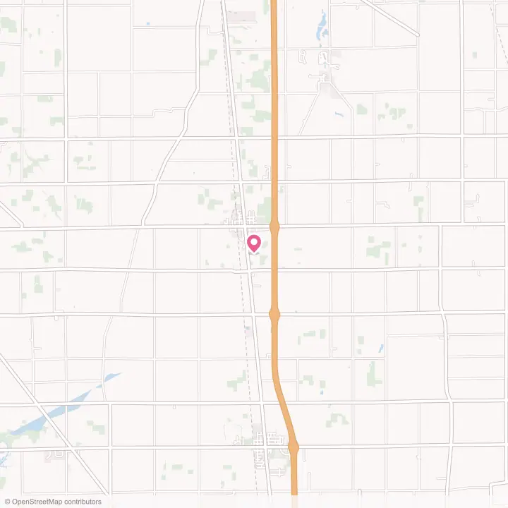 Map of the flower delivery area in Botkins, Ohio