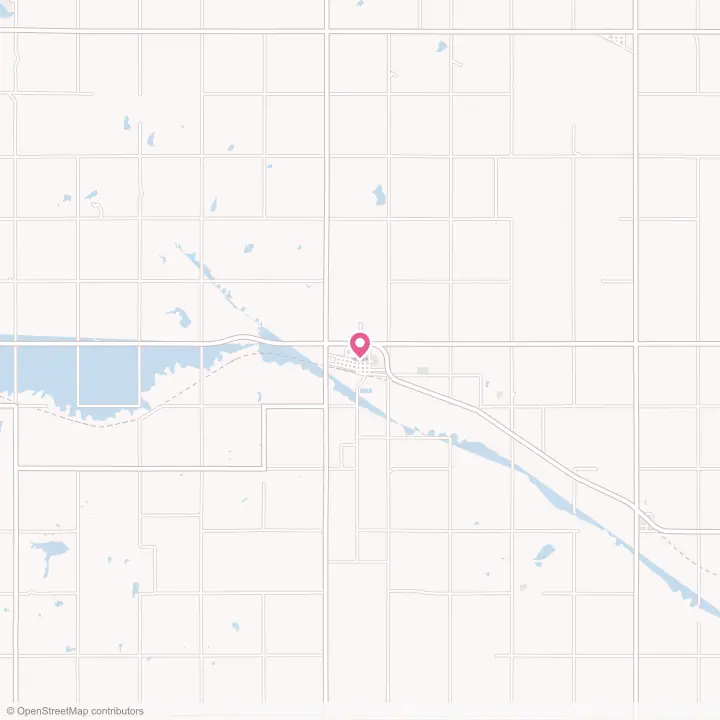 Map of the flower delivery area in Sterling, Nebraska