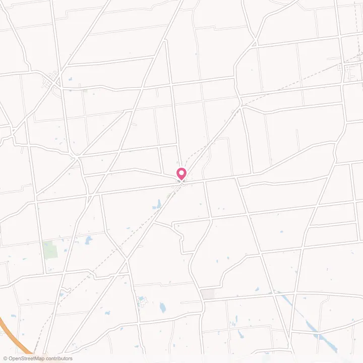 Map of the flower delivery area in Rushsylvania, Ohio