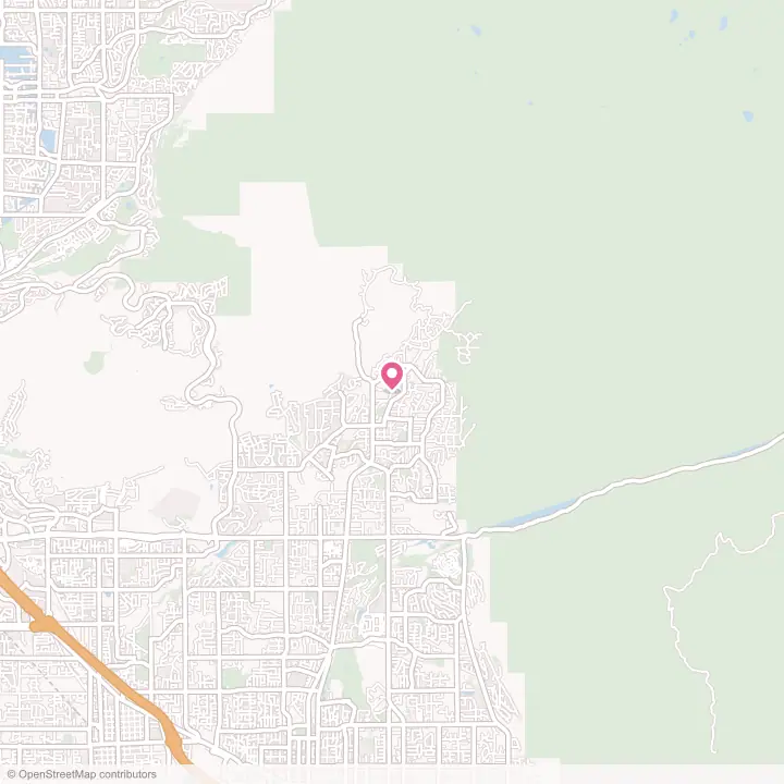 Map of the flower delivery area in Alpine, Utah