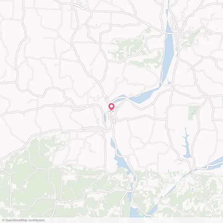 Map of the flower delivery area in Killbuck, Ohio