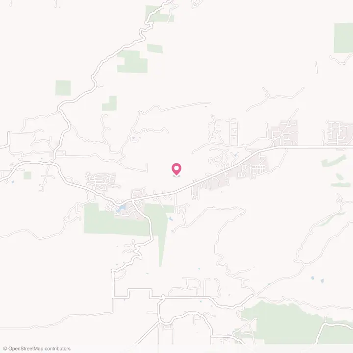 Map of the flower delivery area in Shingletown, California