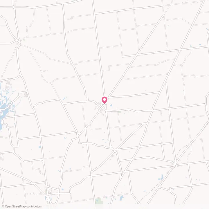 Map of the flower delivery area in Belle Center, Ohio
