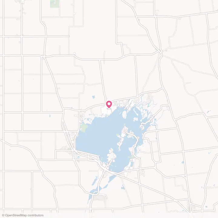 Map of the flower delivery area in Chippewa Park, Ohio