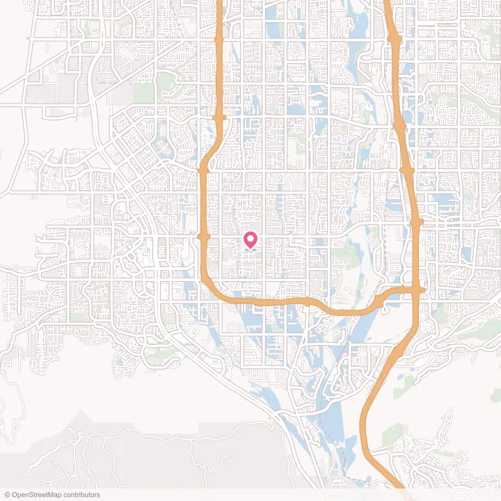 Map of the flower delivery area in Riverton, Utah