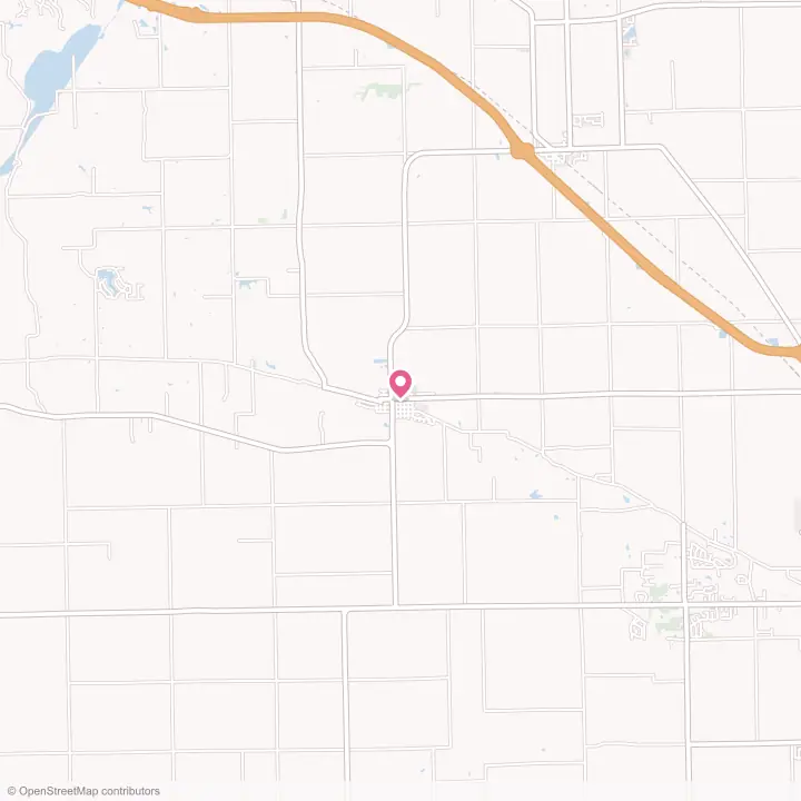 Map of the flower delivery area in Danvers, Illinois