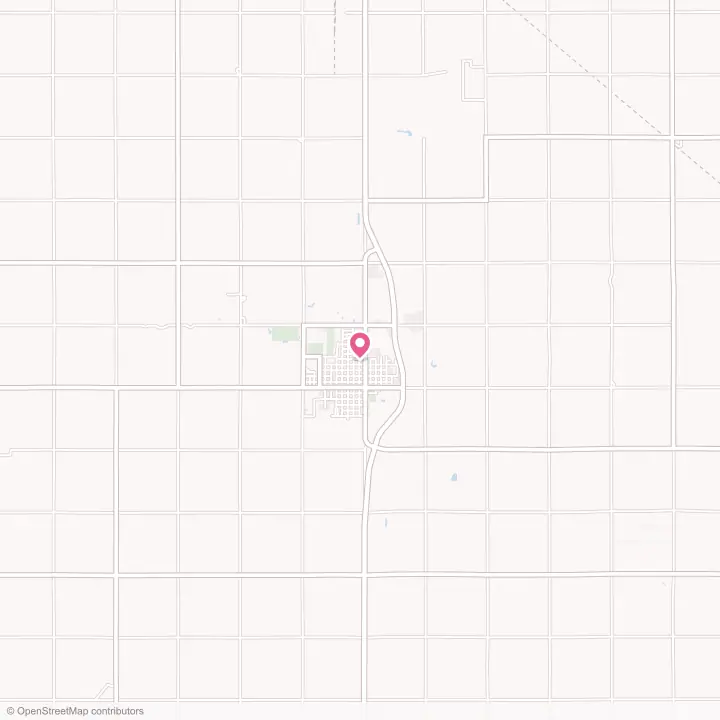 Map of the flower delivery area in Geneva, Nebraska