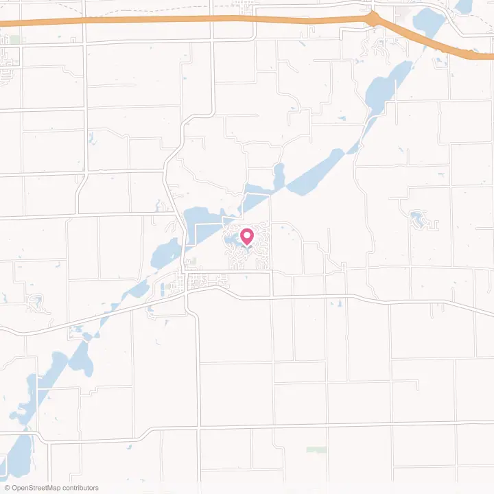 Map of the flower delivery area in Heritage Lake, Illinois