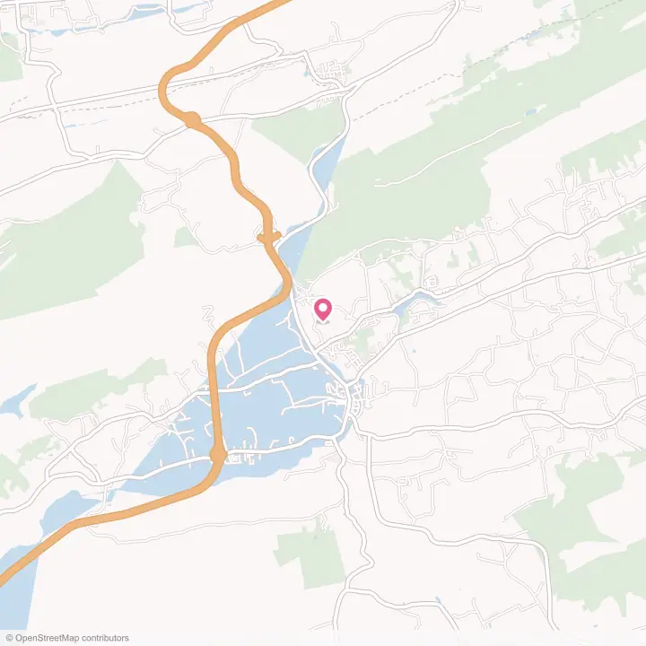 Map of the flower delivery area in Ravine, Pennsylvania
