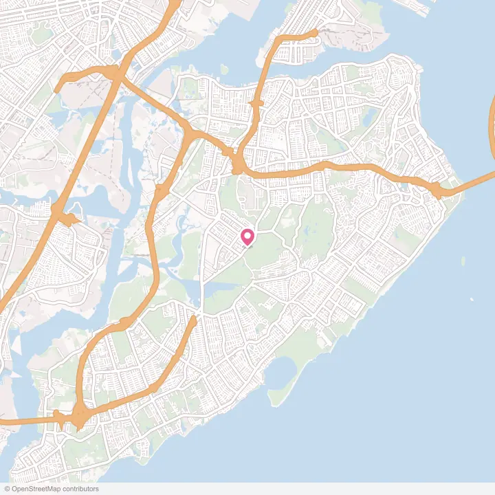 Map of the flower delivery area in Staten Island, New York