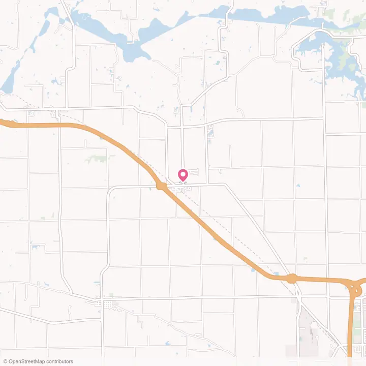 Map of the flower delivery area in Carlock, Illinois