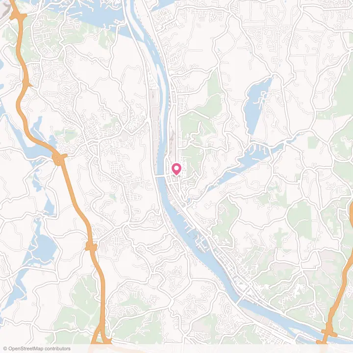 Map of the flower delivery area in Ambridge, Pennsylvania