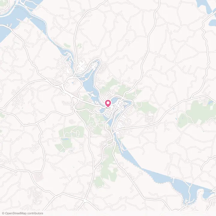 Map of the flower delivery area in Vandergrift, Pennsylvania