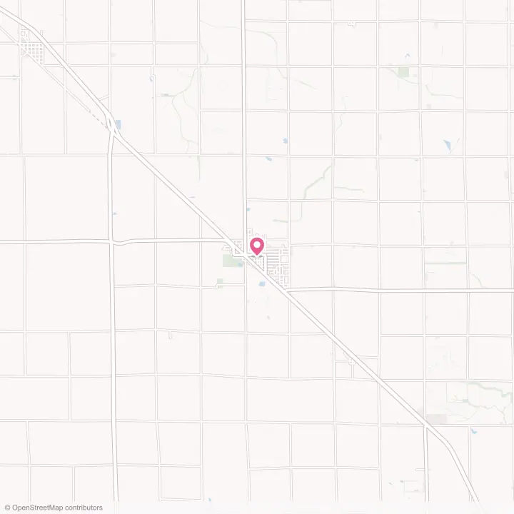 Map of the flower delivery area in Fowler, Indiana