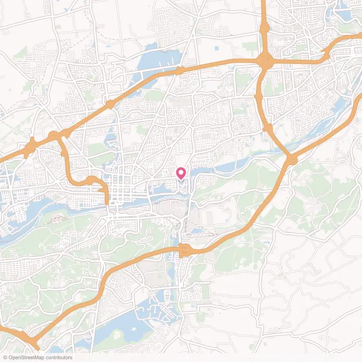 Map of the flower delivery area in Freemansburg, Pennsylvania