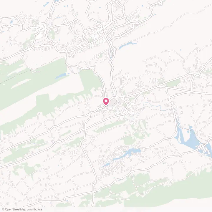 Map of the flower delivery area in Cressona, Pennsylvania