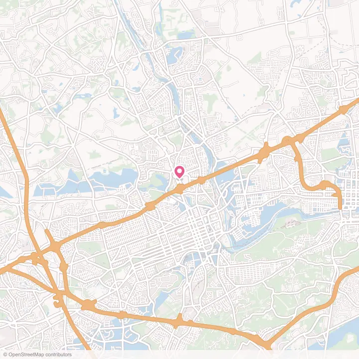 Map of the flower delivery area in Fullerton, Pennsylvania
