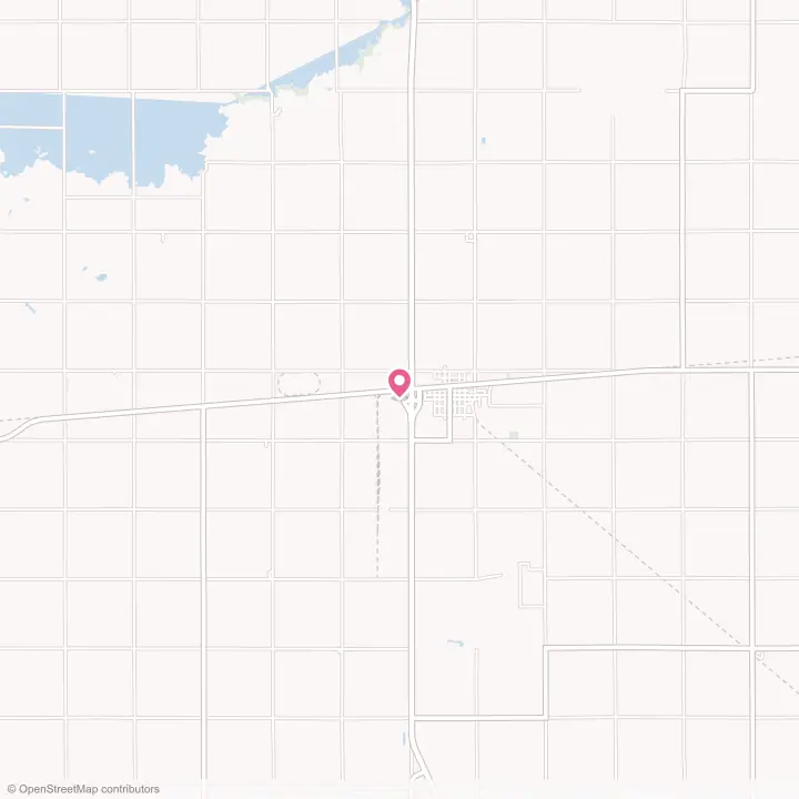 Map of the flower delivery area in Fairmont, Nebraska