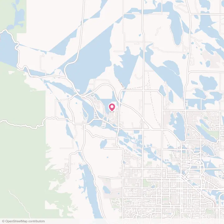 Map of the flower delivery area in Laporte, Colorado