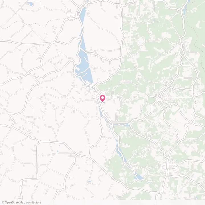 Map of the flower delivery area in Northern Cambria, Pennsylvania