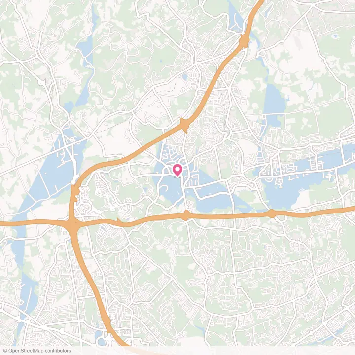 Map of the flower delivery area in Liberty Corner, New Jersey