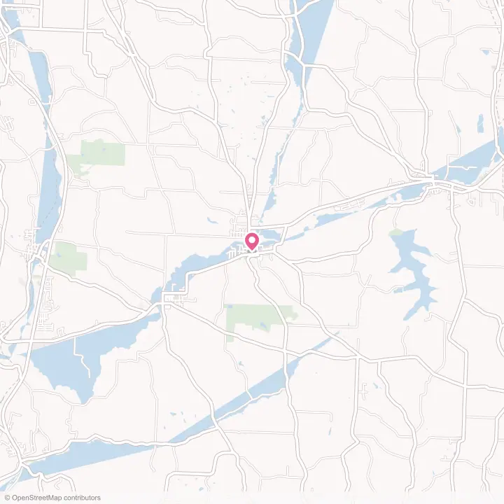 Map of the flower delivery area in Waynesburg, Ohio