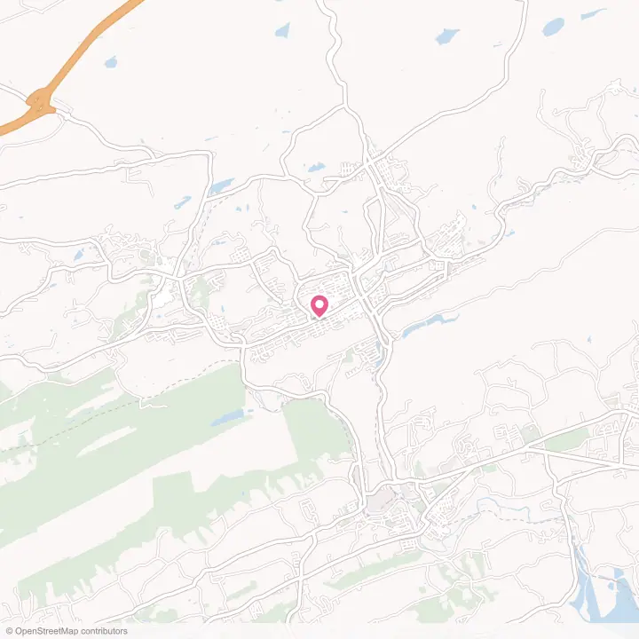 Map of the flower delivery area in Pottsville, Pennsylvania