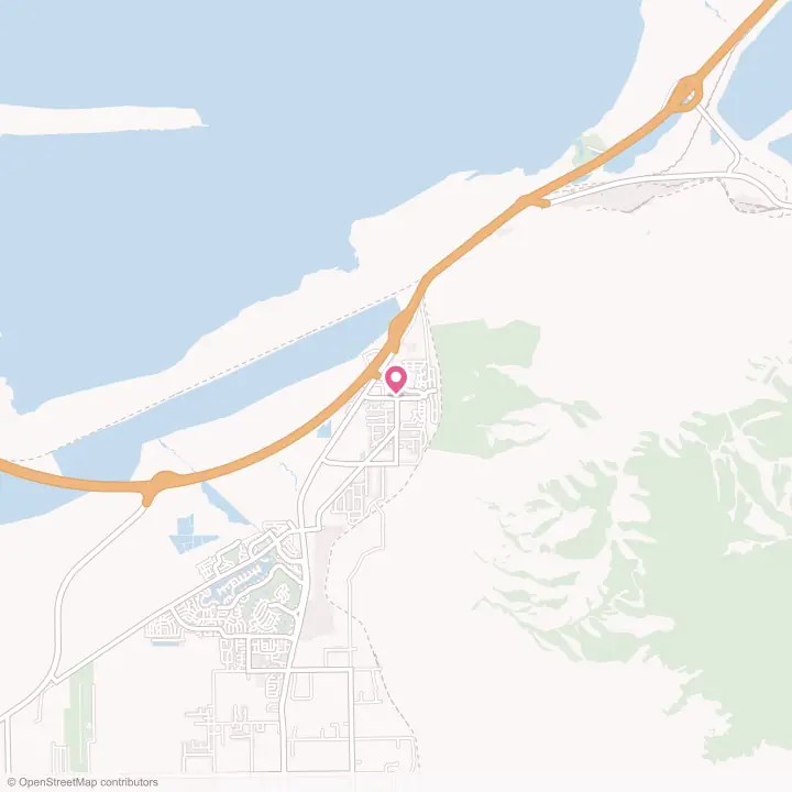Map of the flower delivery area in Lake Point, Utah