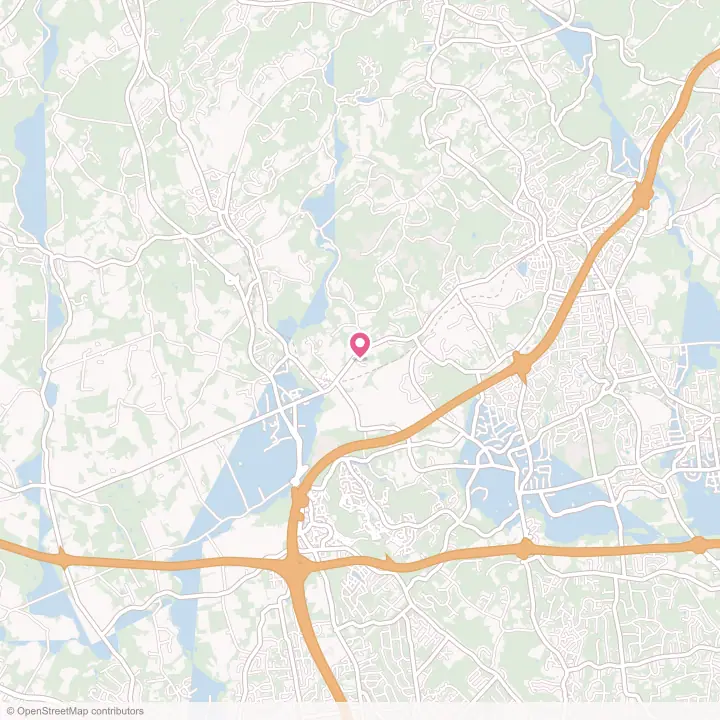 Map of the flower delivery area in Far Hills, New Jersey