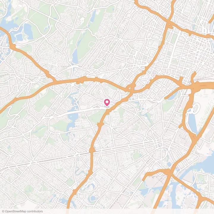 Map of the flower delivery area in Connecticut Farms, New Jersey