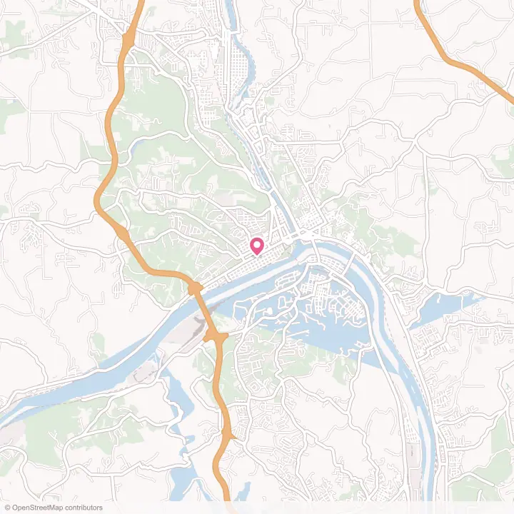Map of the flower delivery area in Beaver, Pennsylvania