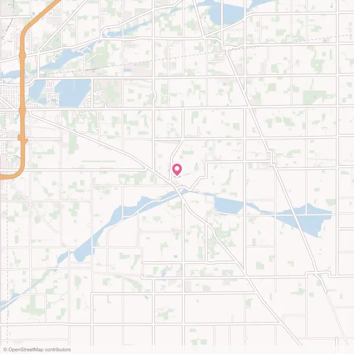 Map of the flower delivery area in Westminster, Ohio