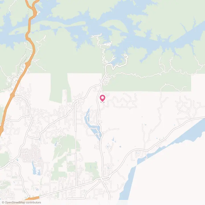 Map of the flower delivery area in Jones Valley, California