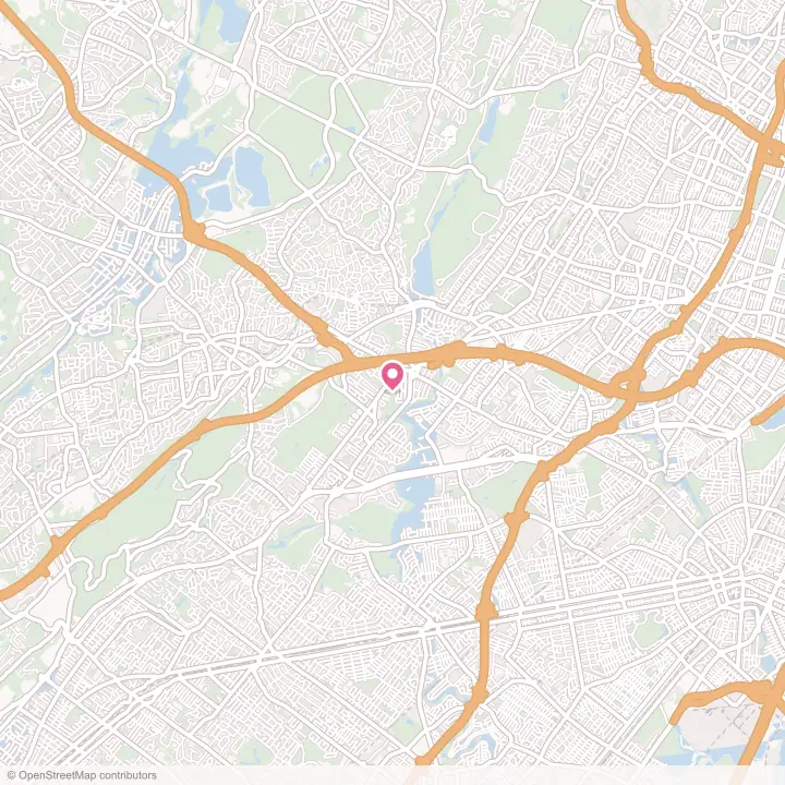 Map of the flower delivery area in Springfield, New Jersey