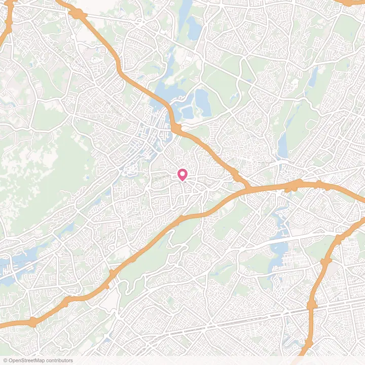 Map of the flower delivery area in Summit, New Jersey