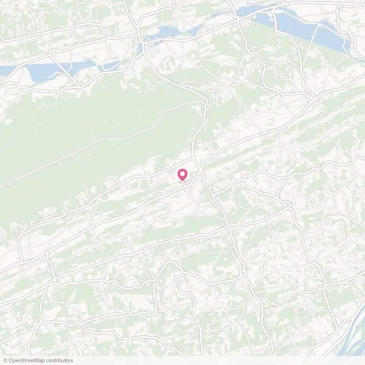 Map of the flower delivery area in Mount Pleasant Mills, Pennsylvania