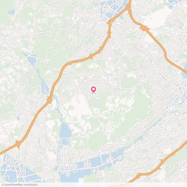Map of the flower delivery area in New Vernon, New Jersey