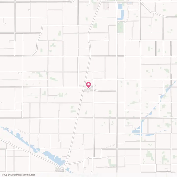 Map of the flower delivery area in Ohio City, Ohio