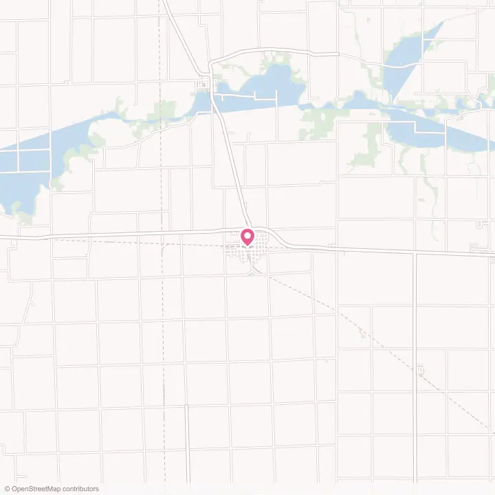 Map of the flower delivery area in Sheldon, Illinois