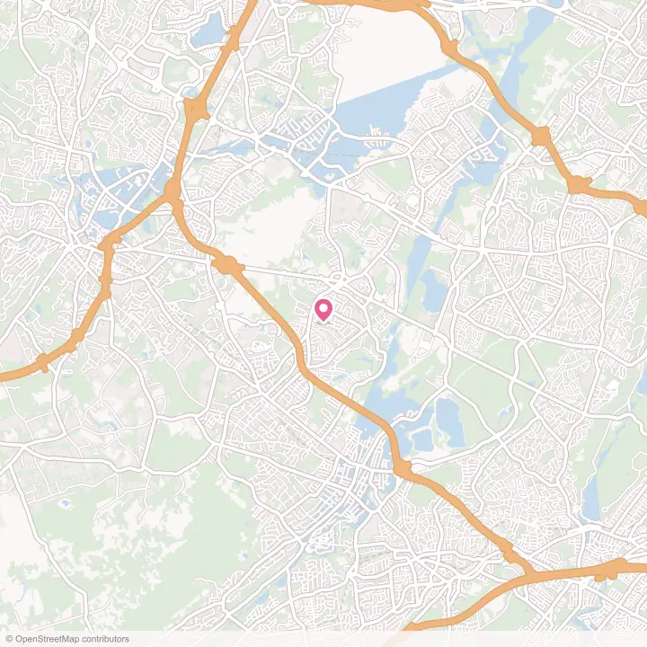 Map of the flower delivery area in Florham Park, New Jersey