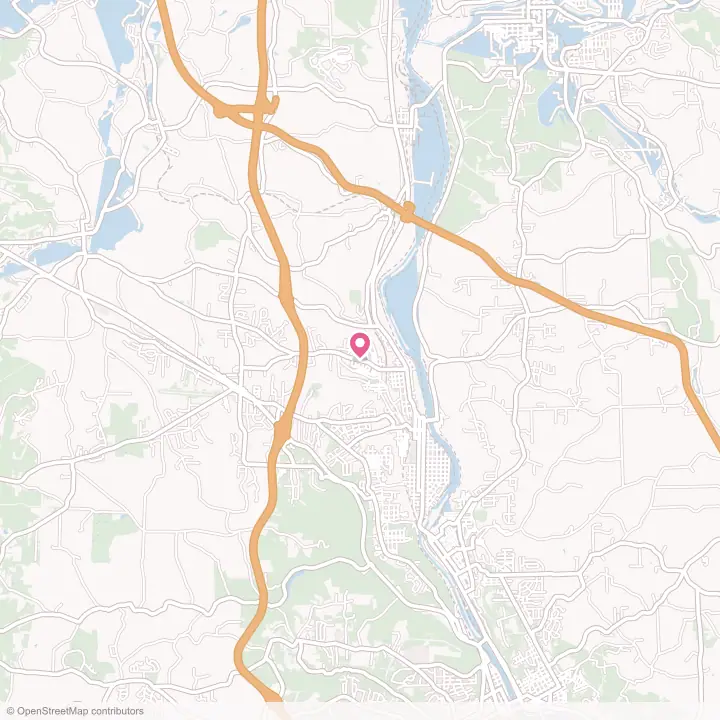 Map of the flower delivery area in West Mayfield, Pennsylvania