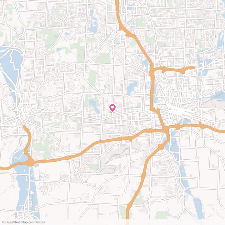 Map of the flower delivery area in Reedurban, Ohio