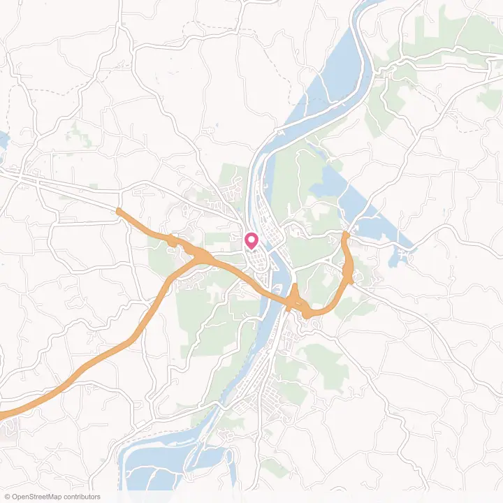 Map of the flower delivery area in West Kittanning, Pennsylvania