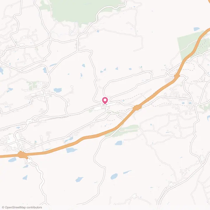 Map of the flower delivery area in Mahanoy City, Pennsylvania
