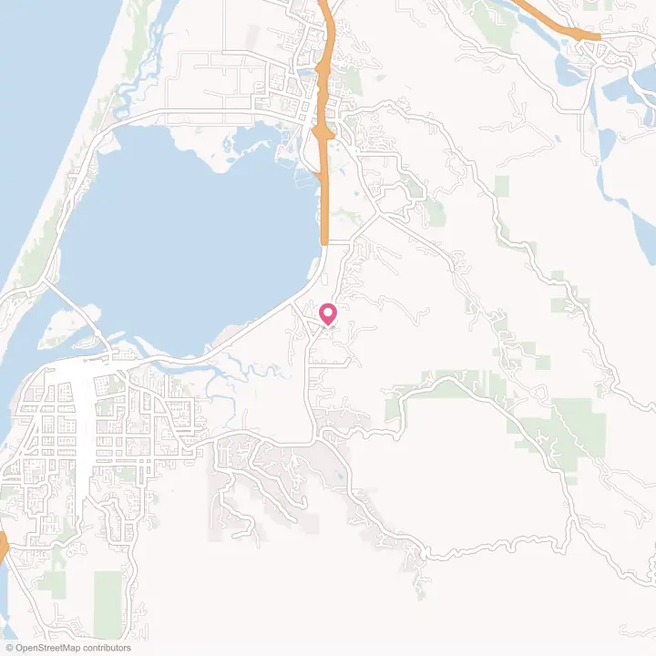 Map of the flower delivery area in Indianola, California