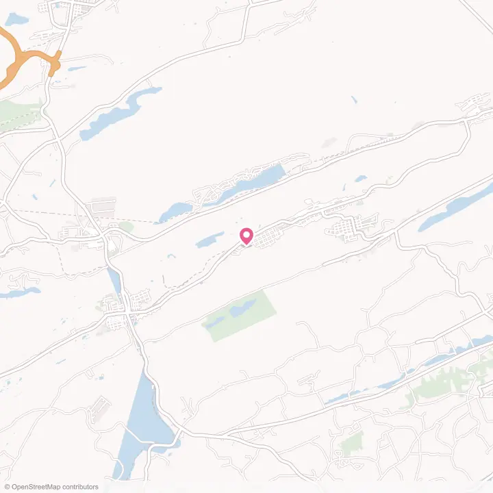 Map of the flower delivery area in Coaldale, Pennsylvania