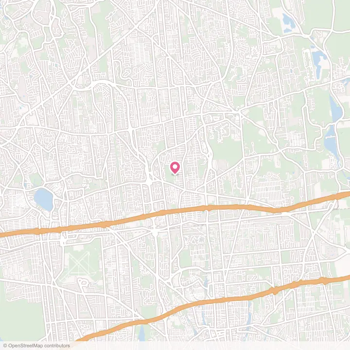Map of the flower delivery area in Farmingville, New York