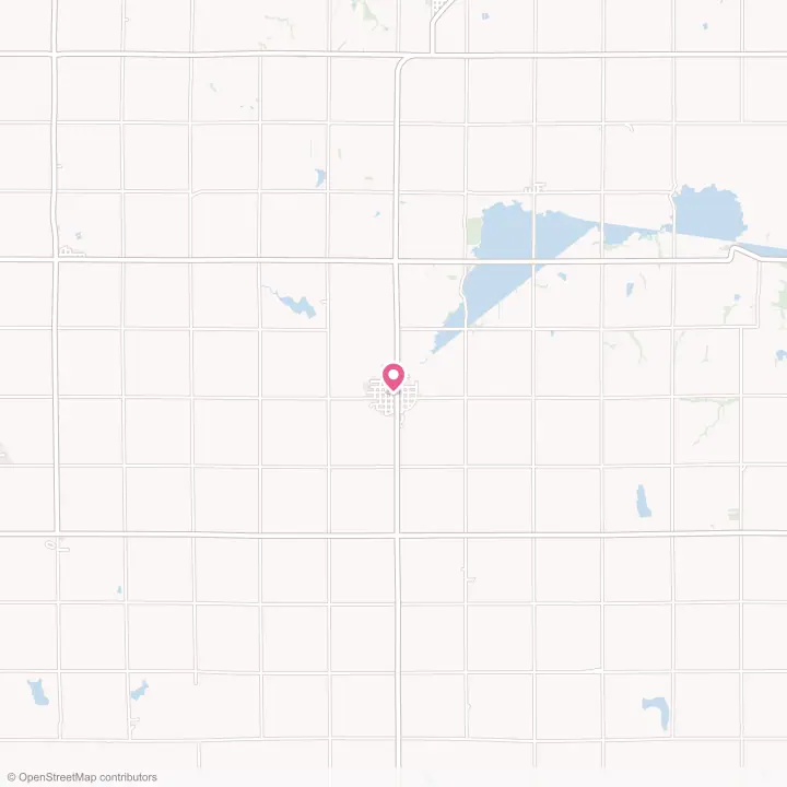 Map of the flower delivery area in Elmwood, Nebraska